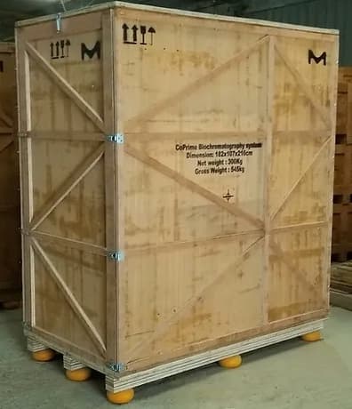 Plywood Box with Air Cushioning Bottom
