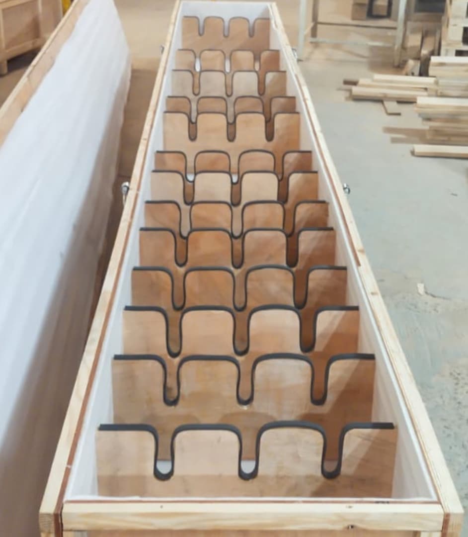 Plywood Box with Internal Foam and Protective Adhesive Tape 